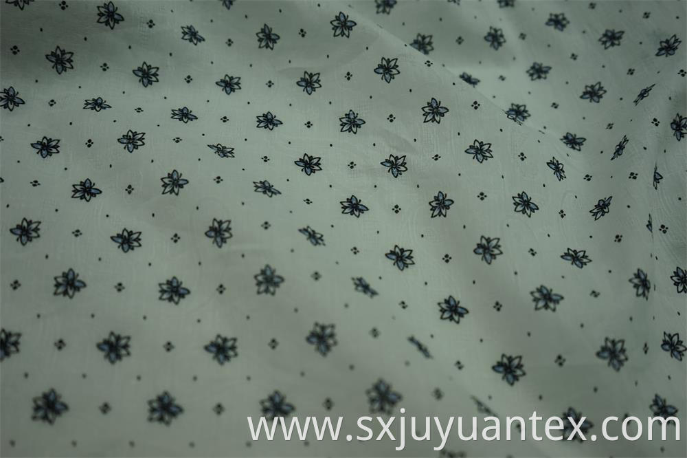 Cotton Pailsley Jacquard Print Fabric